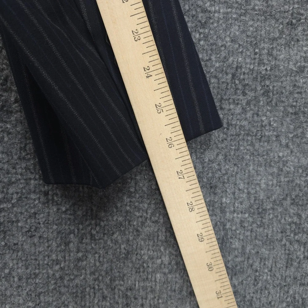 Daryl James Suit Mens 40 33x31 Blue Pinstripe 2 Piece Bespoke NFL Player‎ Custom